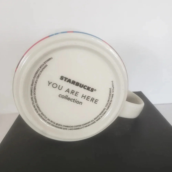 Starbucks You Are Here Toronto  Collection White/Red Coffee Mug. - Picture 7 of 8